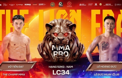 Link xem trực tiếp LION Championship 34, 20h00 hôm nay 15/8