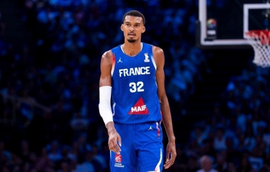 Wemby trở lại, tuyển Pháp lập tức “càn quét” vòng loại FIBA World Cup