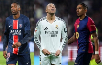 Mbappé đáp trả cực gắt khi bị so sánh với Raphinha và Dembele