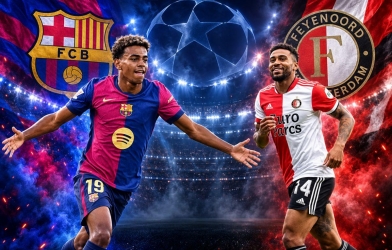 Siêu máy tính soi tỷ số Barcelona - Feyenoord, vòng phân hạng Champions League