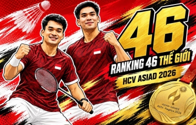 Thắng ngoạn mục, Indonesia thêm một lần gieo sầu cho cầu lông Trung Quốc tại ASIAD 2026