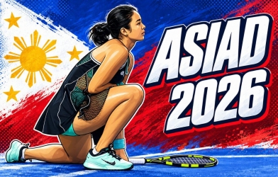 Bị ngược dòng, giấc mơ HCV ASIAD 2026 của “ngọc nữ” tennis Philippines khép lại đầy cay đắng