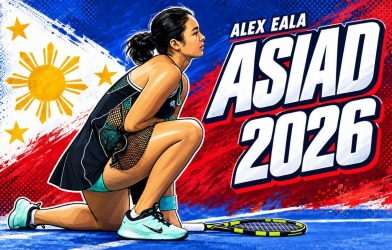 Bị ngược dòng, giấc mơ HCV ASIAD 2026 của “ngọc nữ” tennis Philippines khép lại đầy cay đắng