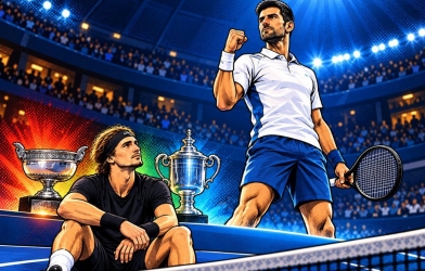 39 tuổi chưa già, Djokovic hạ Zverev để chính thức phá kỷ lục của Nadal