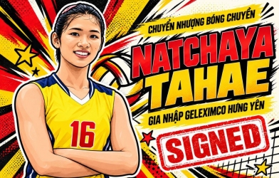 CHÍNH THỨC: Thêm 1 chủ công Thái Lan gia nhập giải bóng chuyền VĐQG Việt Nam