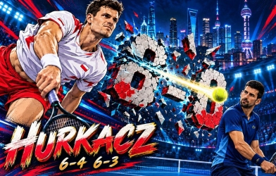 Djokovic lần đầu thua Hurkacz, bị loại sớm ở vòng 2 Shanghai Masters
