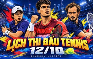 Lịch thi đấu tennis hôm nay 12/10: Thần đồng gốc Việt đại chiến quái vật Na Uy