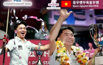 CHÍNH THỨC: Cơ thủ Việt Nam đi vào lịch sử với chức vô địch PBA Tour trên đất Hàn Quốc