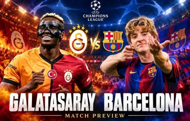 Siêu máy tính BeSoccer soi tỷ số Galatasaray - Barcelona, Champions League 2026/27: Dễ có biến!