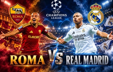 Siêu máy tính BeSoccer soi tỷ số Roma - Real Madrid, vòng phân hạng Champions League 2026/27
