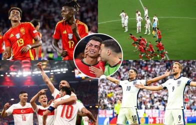 Vòng 1/8 Euro 2024: Thất vọng, tiếc nuối và nước mắt Ronaldo
