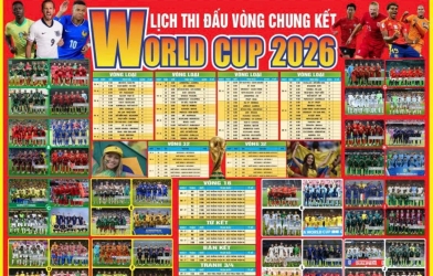 Tải lịch thi đấu World Cup 2026 bằng file Excel & PDF