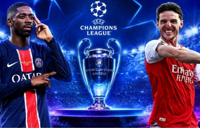 Link xem trực tiếp chung kết C1 - Arsenal vs PSG hôm nay