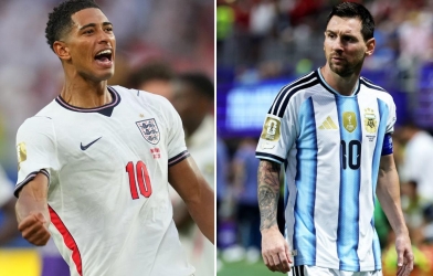 Anh vs Argentina: Bellingham và Messi mở ra cuộc chiến của hai thế hệ