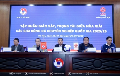 VFF tiếp tục quan tâm công tác trọng tài mùa giải 2025/2026