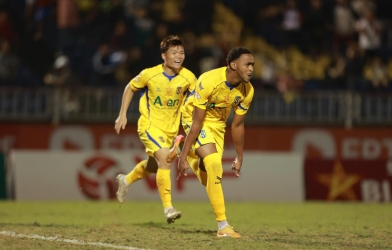 Đánh bại Hải Phòng, SLNA thắng trận thứ 3 liên tiếp