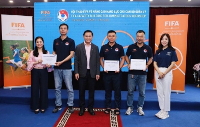 Bế mạc hội thảo FIFA nâng cao năng lực quản lý bóng đá
