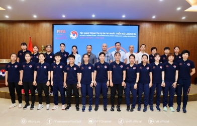 Bế mạc khóa tập huấn trọng tài Dự án FIFA phát triển bóng đá nữ