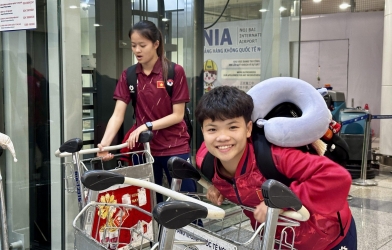 U17 Việt Nam về nước sau hành trình đáng nhớ ở giải châu Á