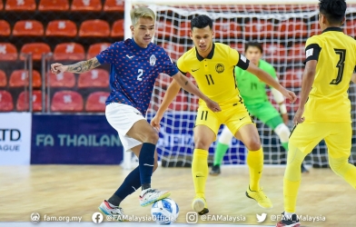 ĐT futsal Malaysia thắng sát nút Campuchia trong trận cầu có 13 bàn thắng