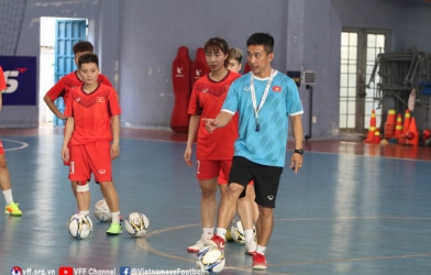 ĐT futsal nữ Việt Nam đổi kế hoạch tập huấn trước SEA Games 31