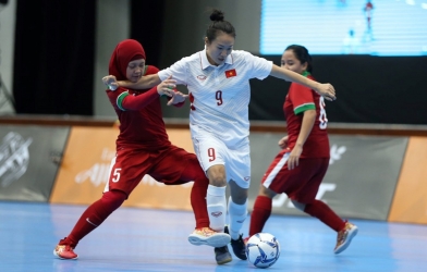Indonesia rút lui, ĐT futsal nữ Việt Nam còn 3 đối thủ tại SEA Games 31