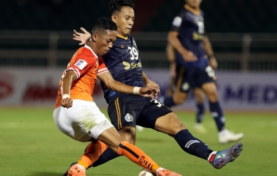 Rượt đuổi nghẹt thở, Hougang United chật vật thắng ngược đại diện Campuchia