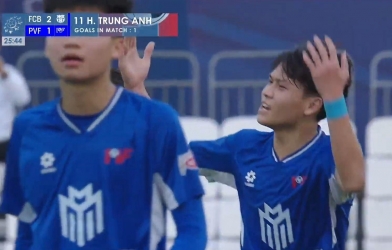 Trực tiếp U16 PVF 1-2 U16 Barcelona: Địa chấn xảy ra