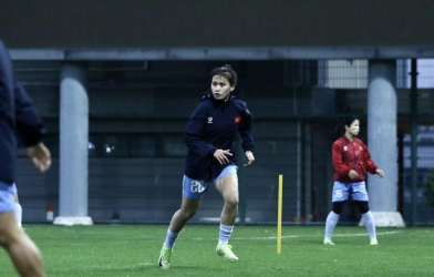 Sao trẻ ĐT nữ Việt Nam đánh giá chuyến tập huấn ở Trung Quốc