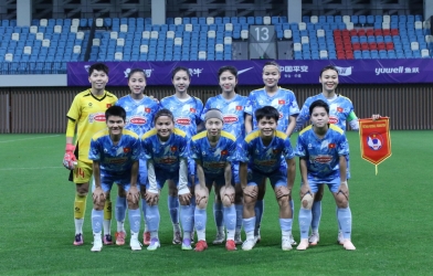 ĐT nữ Việt Nam thua đậm Trung Quốc 6 bàn