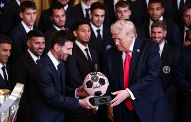 Messi được Tổng thống Donald Trump vinh danh tại Nhà Trắng