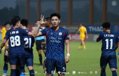 Trực tiếp bóng đá PVF CAND 0-1 CAHN: Đình Bắc nổ súng