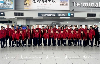 U17 nữ Việt Nam lên đường sang Trung Quốc dự VCK châu Á