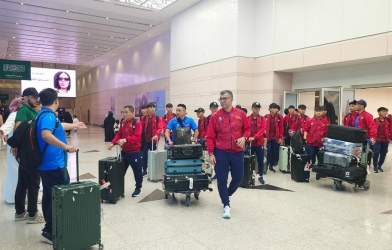 U17 Việt Nam đã đến Ả Rập Xê Út để dự VCK U17 châu Á