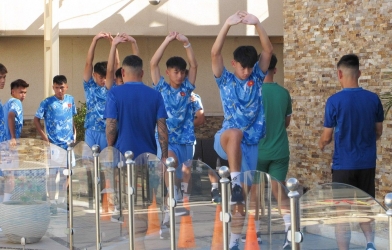 U17 Việt Nam thả lỏng tinh thần trước trận ra quân giải châu Á