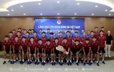 U19 Việt Nam nhận doping tinh thần trước giải Đông Nam Á