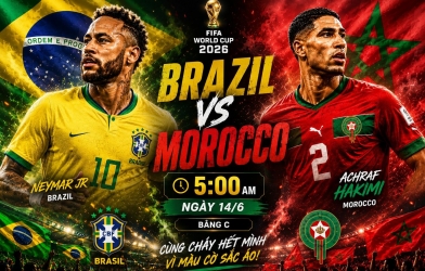 Đội hình mạnh nhất Brazil vs Morocco: Neymar đá ở vị trí nào?