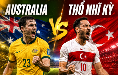 Trực tiếp bóng đá Australia vs Thổ Nhĩ Kỹ, 11h00 hôm nay 14/6