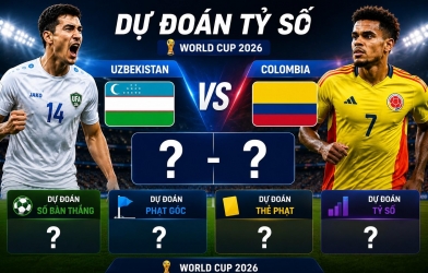 Dự đoán tỷ số Uzbekistan vs Colombia: Bất ngờ quá lớn