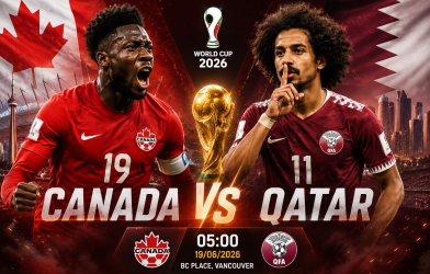 Dự đoán bàn thắng, góc & thẻ phạt Canada vs Qatar - World Cup 2026