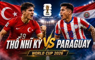 Trực tiếp bóng đá Thổ Nhĩ Kỳ vs Paraguay, 10h00 hôm nay 20/6