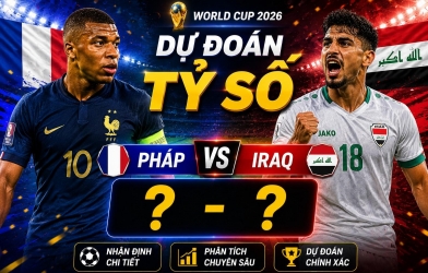 Dự đoán tỷ số Pháp vs Iraq: Kết quả không tưởng