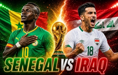 Trực tiếp bóng đá Senegal vs Iraq, 2h00 hôm nay 27/6
