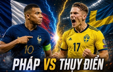 Trực tiếp bóng đá Pháp 0-0 Thuỵ Điển: Nhập cuộc hứng khởi
