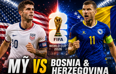 Dự đoán bàn thắng, góc & thẻ phạt Mỹ vs Bosnia & Herzegovina - World Cup 2026
