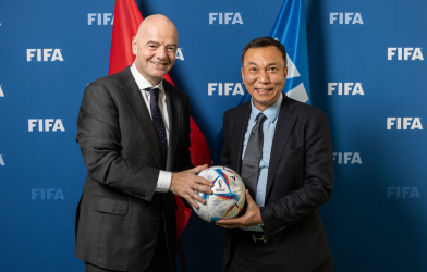 VFF vui mừng khi Chủ tịch FIFA đến Việt Nam dự khán chung kết AFF Cup