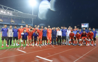 ĐT Việt Nam nhận doping tinh thần trước trận chung kết lượt về AFF Cup
