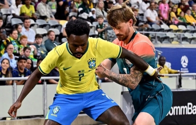 Australia gây sốc, cầm hòa Brazil trong trận giao hữu quốc tế