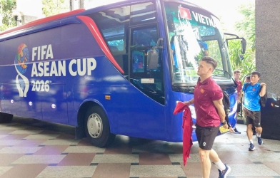 ĐT Việt Nam có mặt tại Jakarta, chuẩn bị cho trận đấu với Pakistan
