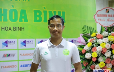 HLV Quốc Vượng: 'Học tập HAGL nhưng vẫn phải giữ nguyên bản sắc của Hòa Bình'